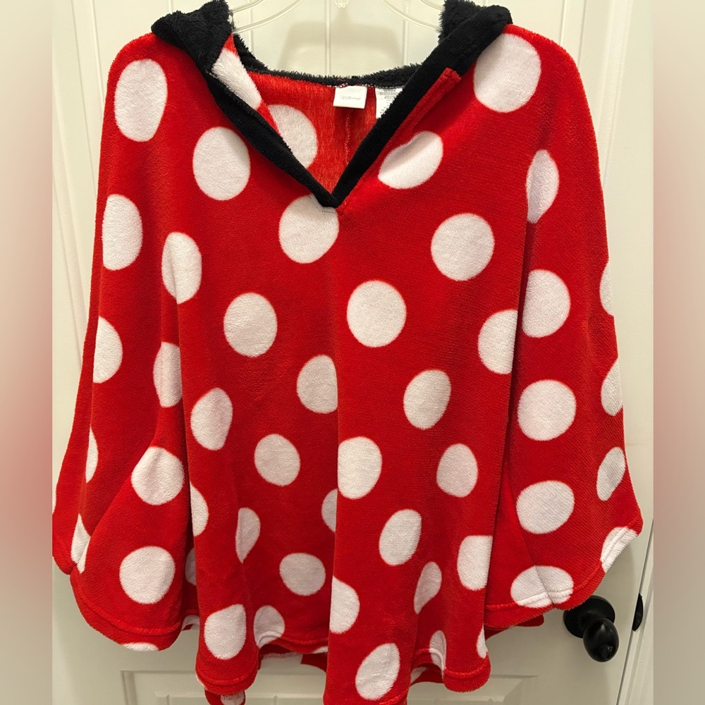 Minnie Mouse Fleece Poncho